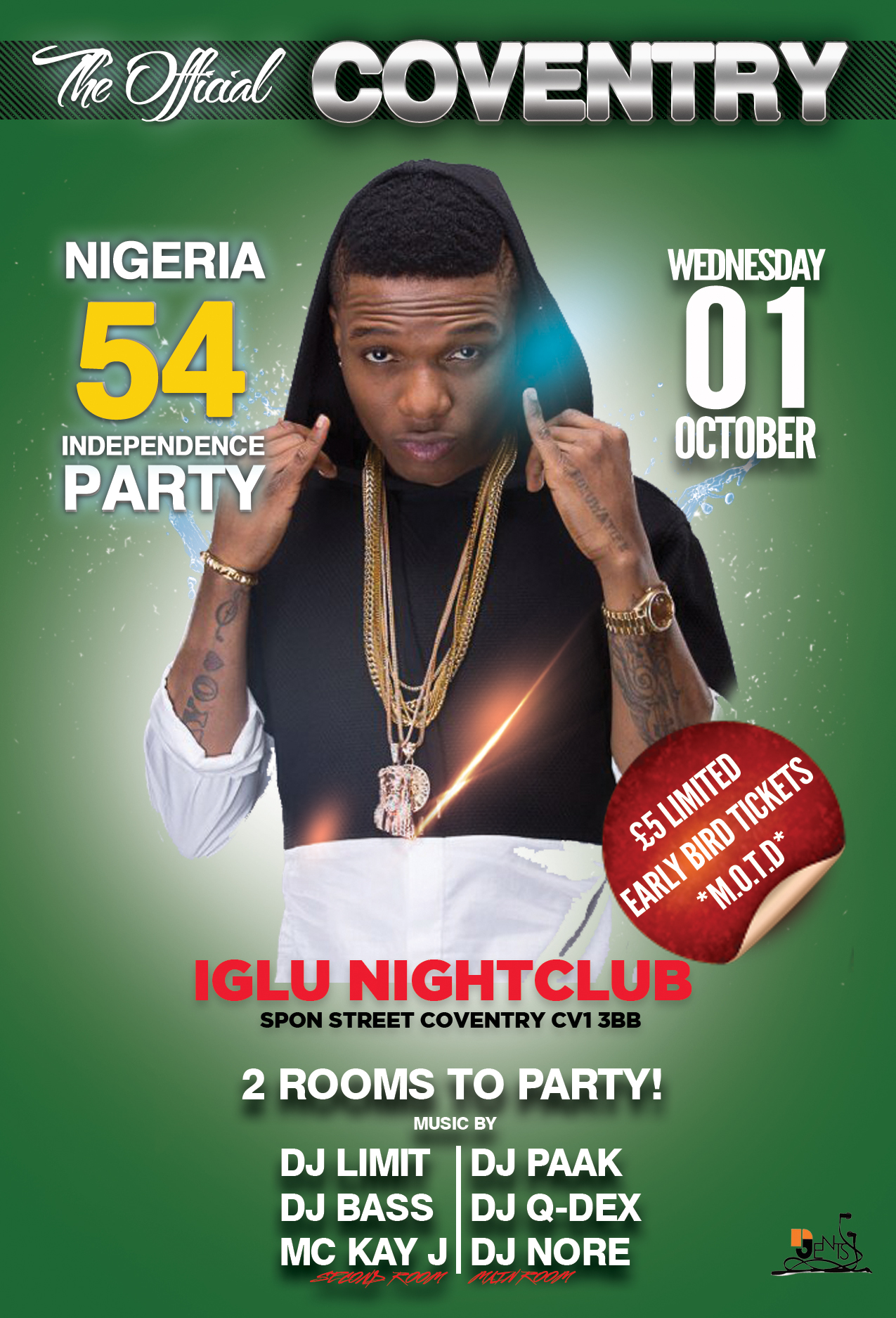 OFFICIAL COVENTRY NIGERIA INDEPENDENCE PARTY