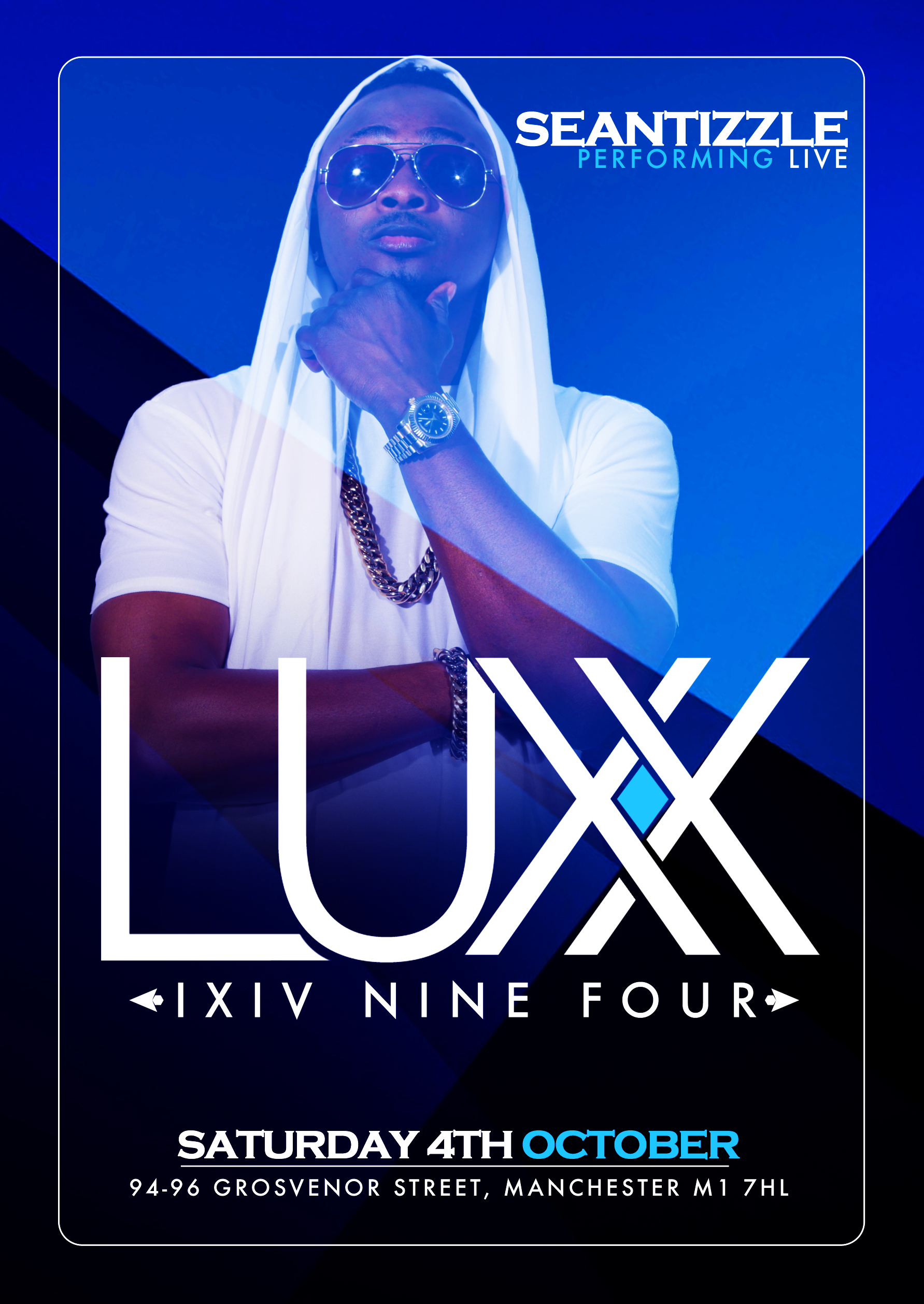 SEAN TIZZLE PERFORMING LIVE @ MANCHESTER