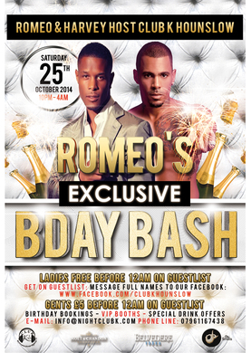 Harvey & Romeo Host Romeo’s Birthday Bash