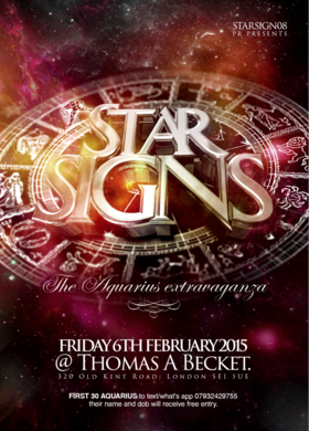 STAR SIGNS - The Aquarius EXTARAVAGANZA