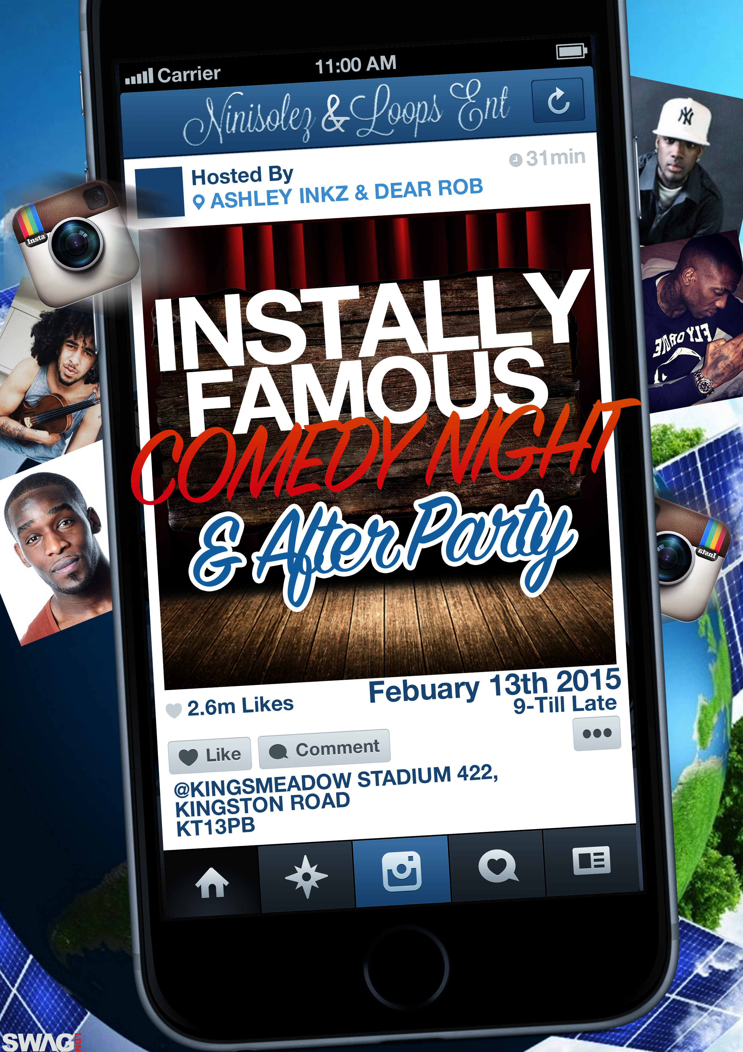 Instally Famous Show & After party.