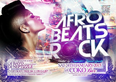 "Afrobeats rock" with Dj Neptizzle