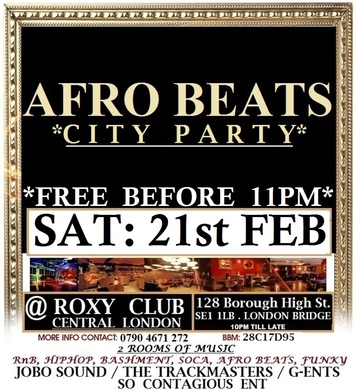 AFROBEATS CITY PARTY