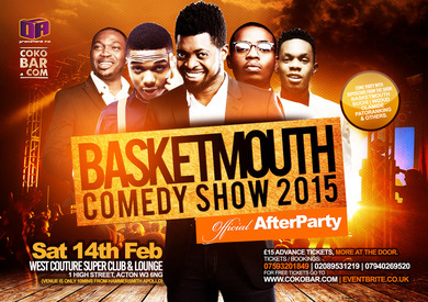 BASKETMOUTH AFTERPARTY @ WEST COUTURE LONDON.