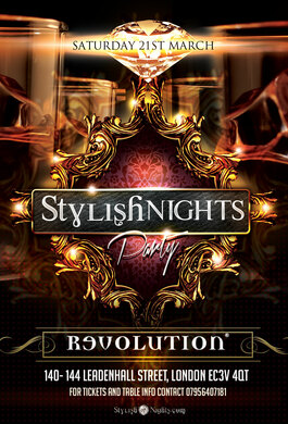 STYLISHNIGHTS PARTY @ REVOLUTION LEADENHALL