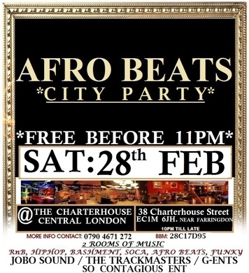 AFRO BEATS CITY PARTY