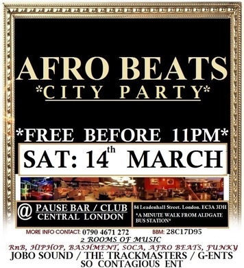 AFROBEATS CITY PARTY