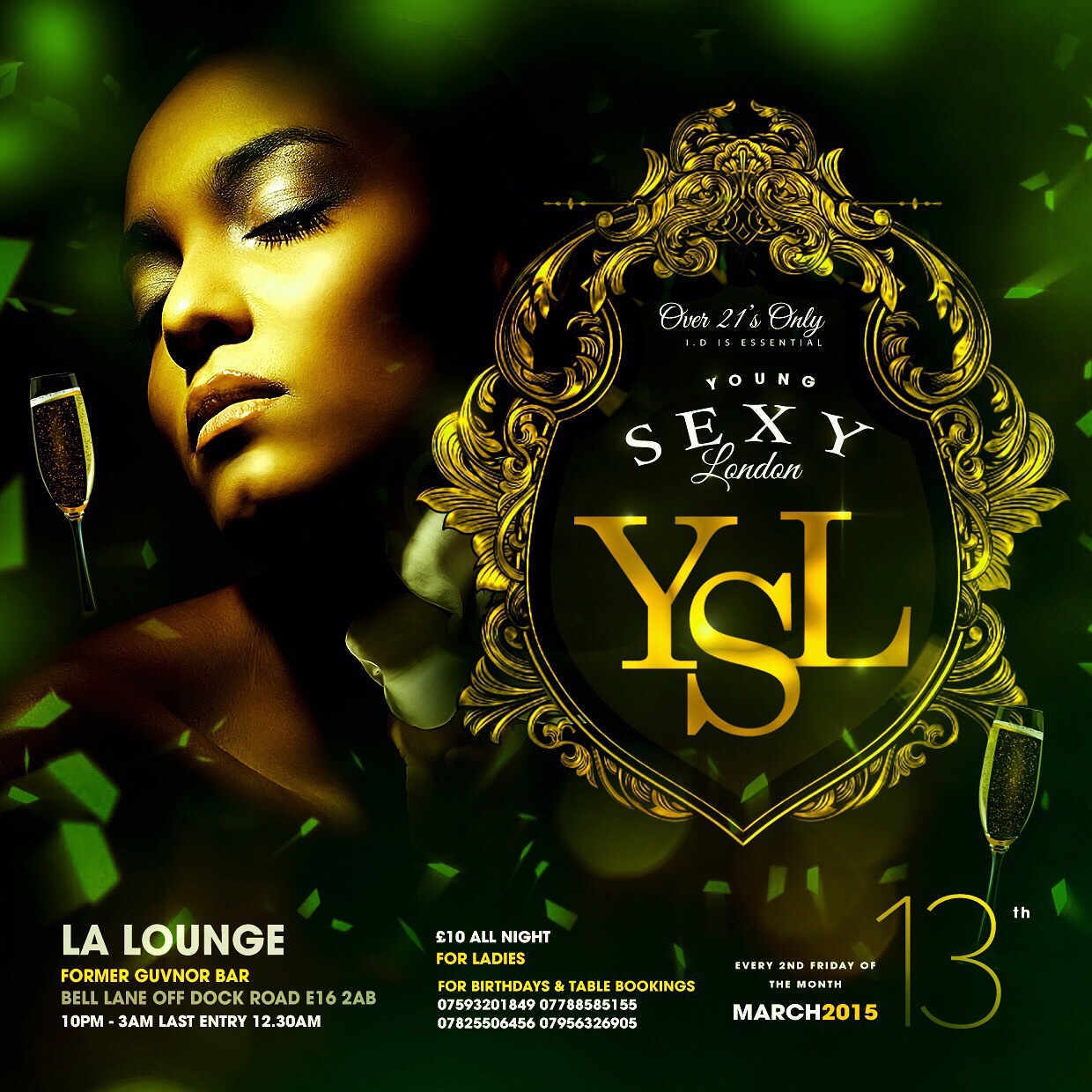 YsL- Young Sexy London @ LA LOUNGE.