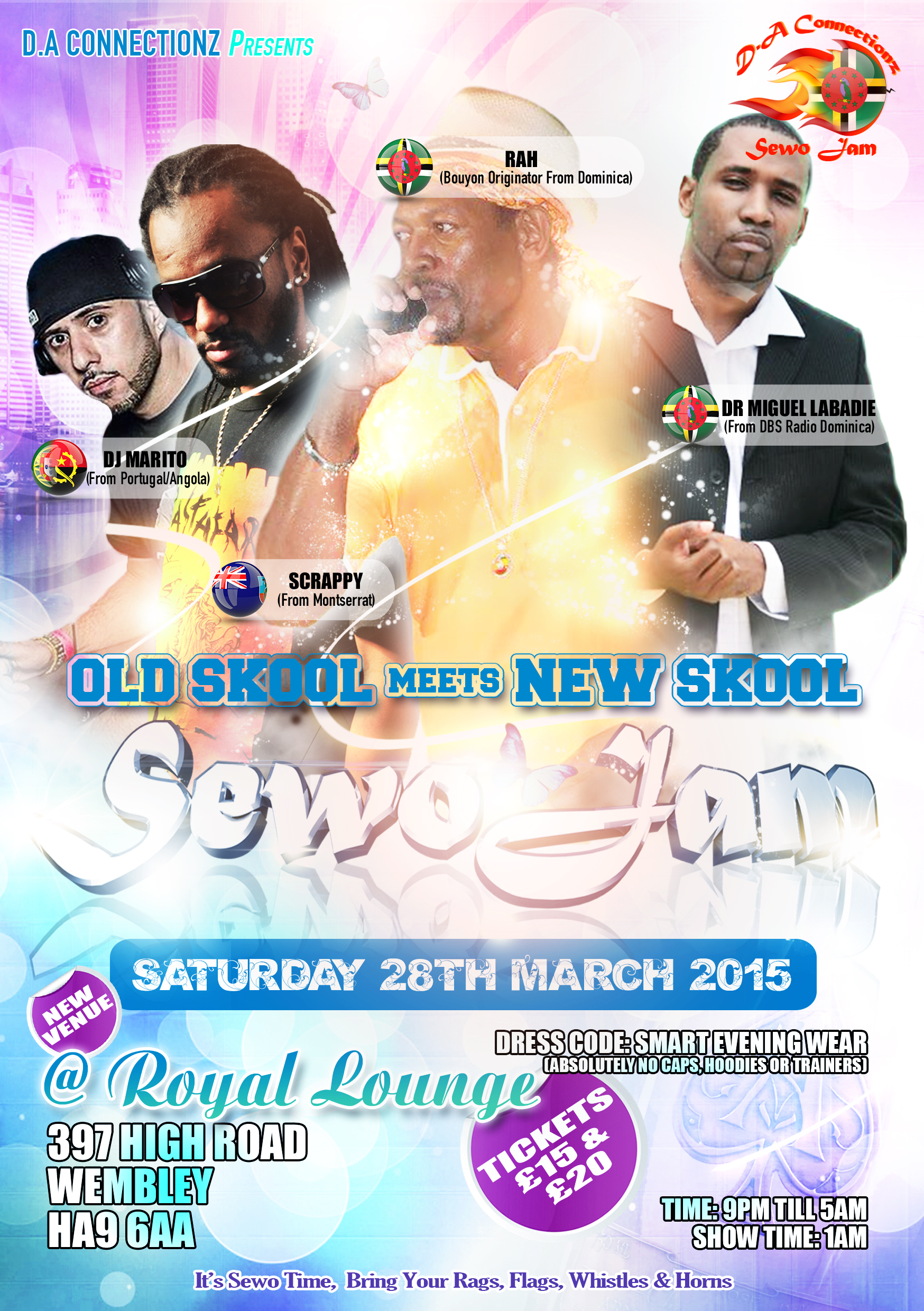 SEWO JAM (RAH,SCRAPPY &More  LIVE IN LONDON)