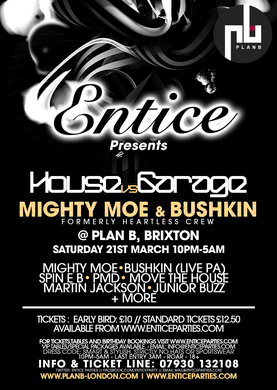 House vs Garage with Mighty Moe & Bushkin