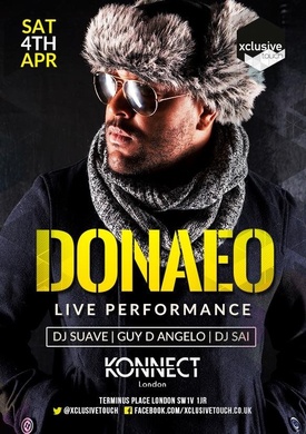 Donaeo live performance at Konnect