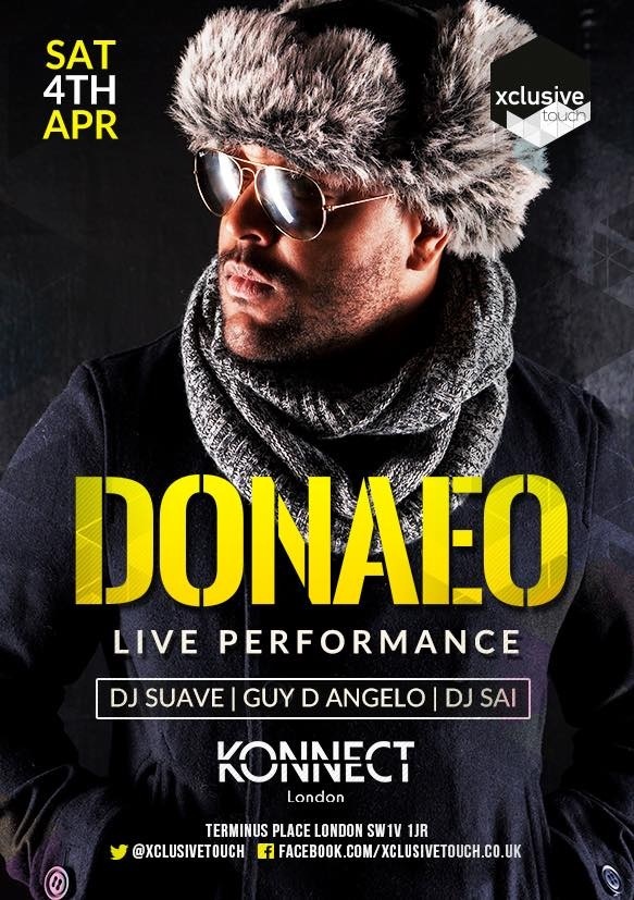 Donaeo live performance at Konnect