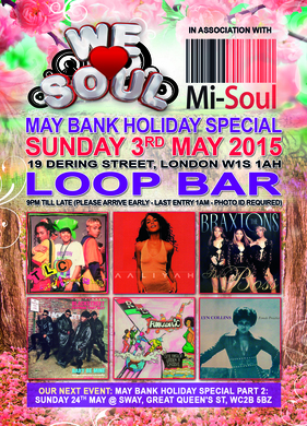 WE LOVE SOUL & MI-SOUL MAY B/H SPECIAL