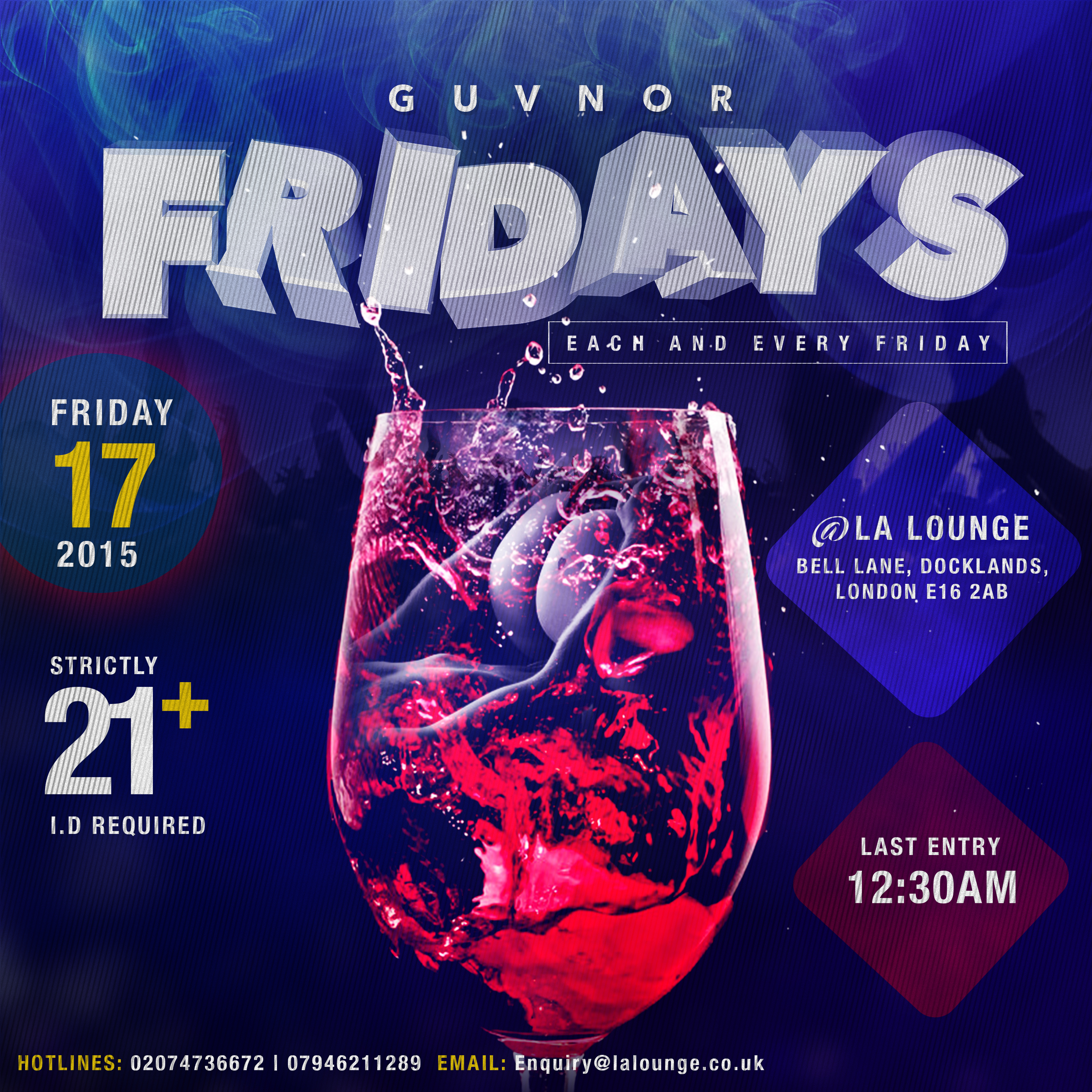 GUVNOR FRIDAYS @LA LOUNGE