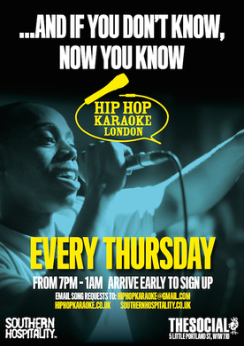 Hip Hop Karaoke @ The Social
