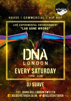 DNA Saturdays 'Experiments Party Concept'