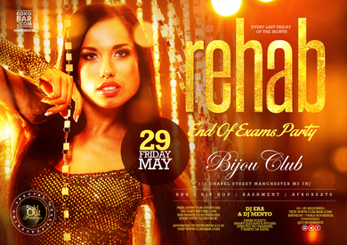 Rehab Sold Out Fridays @ Cokobar Manchester