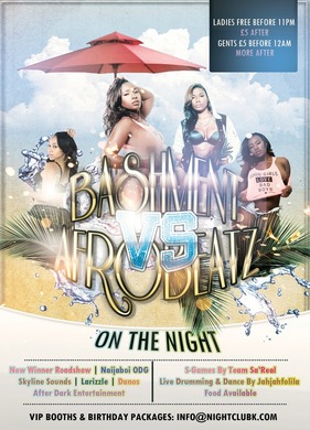 Bashment vs Afrobeatz: Bank Holiday Sunday