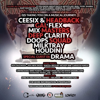 Ragga Ragga Ragga ‘90s Wear Party'