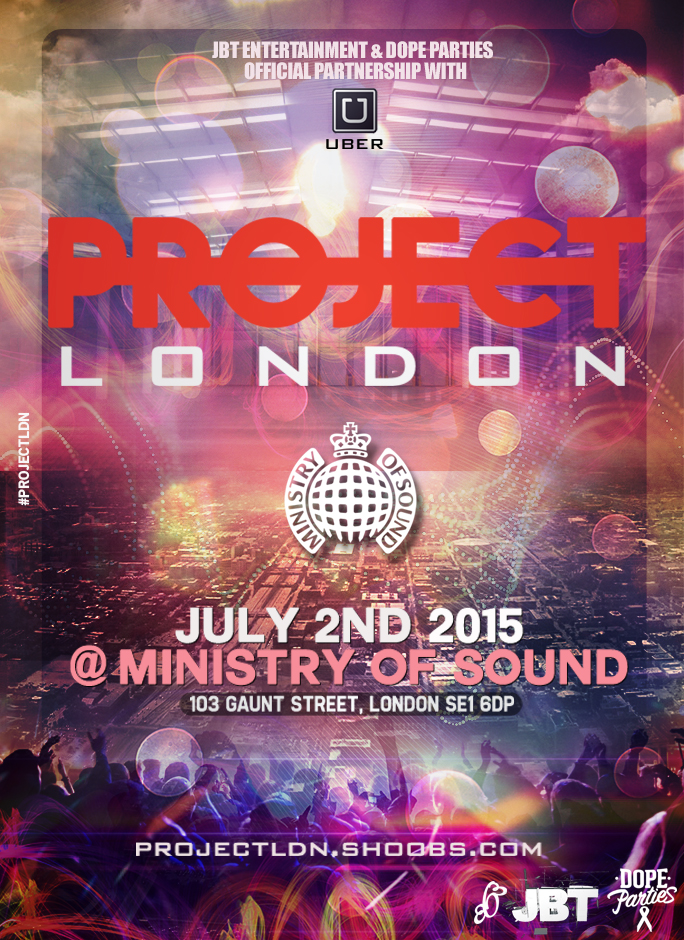 Project London 2015 - Ministry of Sound July