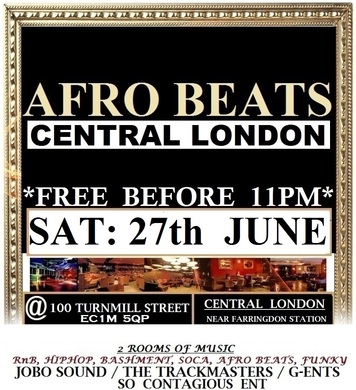 AFRO BEATS CITY PARTY - FREE BEFORE 11PM