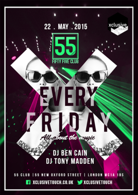 Every Friday at 55 Club