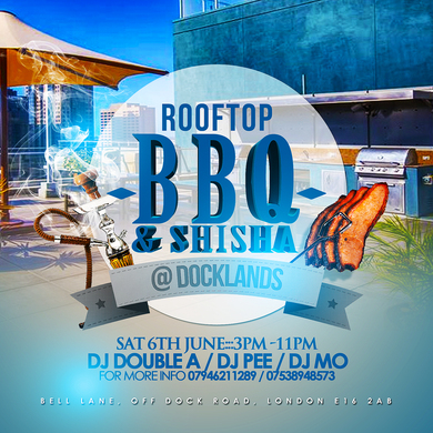 Roof Top BBQ & Shisha @ Docklands