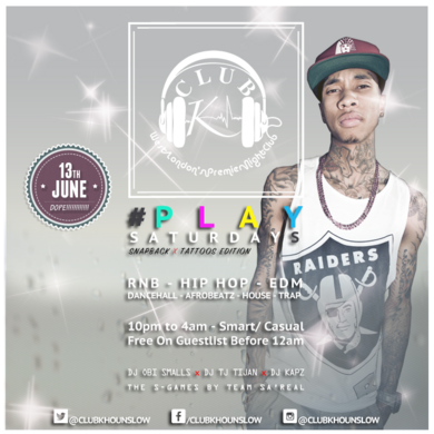#PlaySaturdays: Snapbacks & Tattoos Edition
