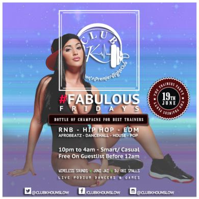 #FabulousFridays: The Trainers Party (PRIZES)