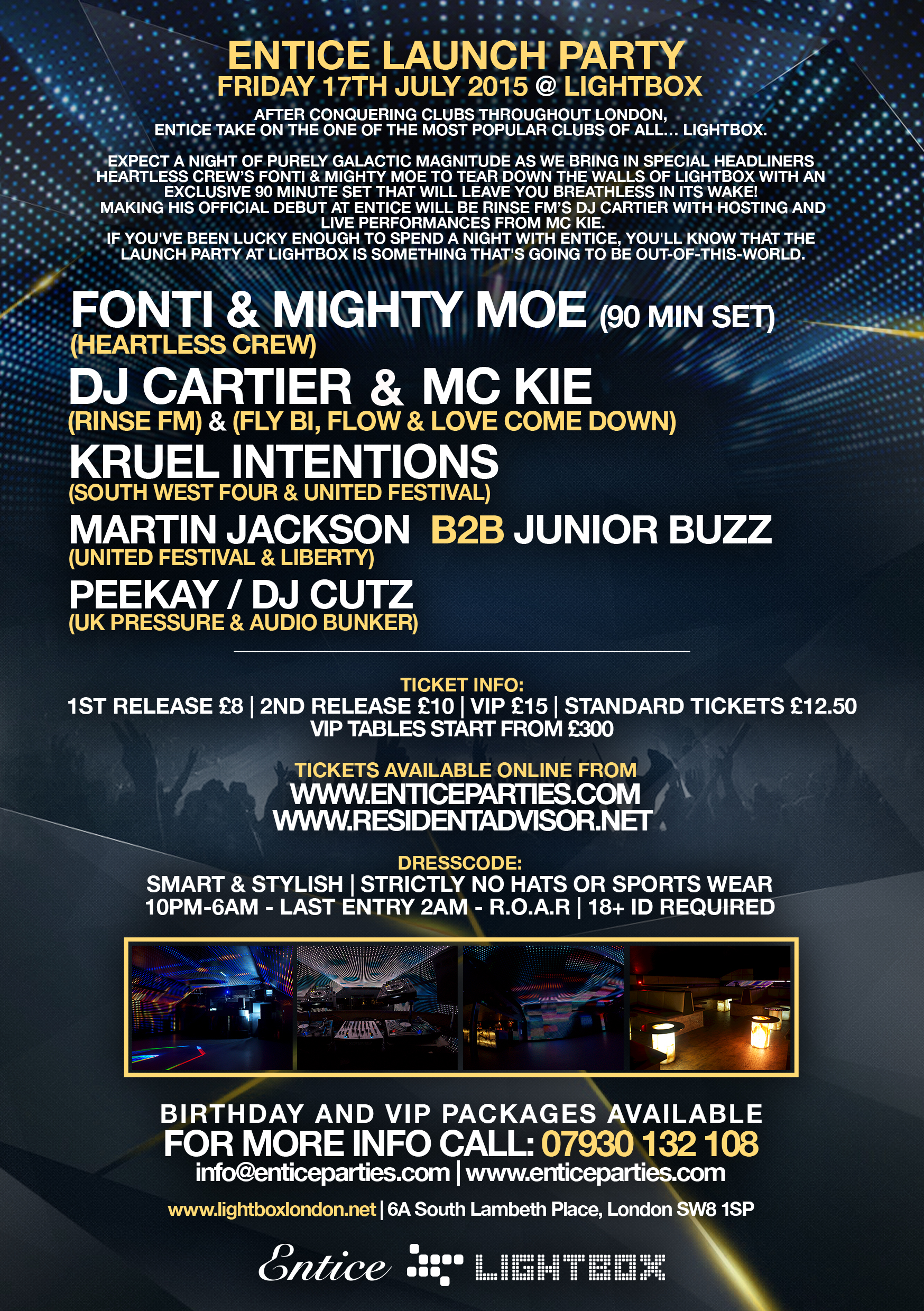 Entice Launch Party @ Lightbox with Heartless