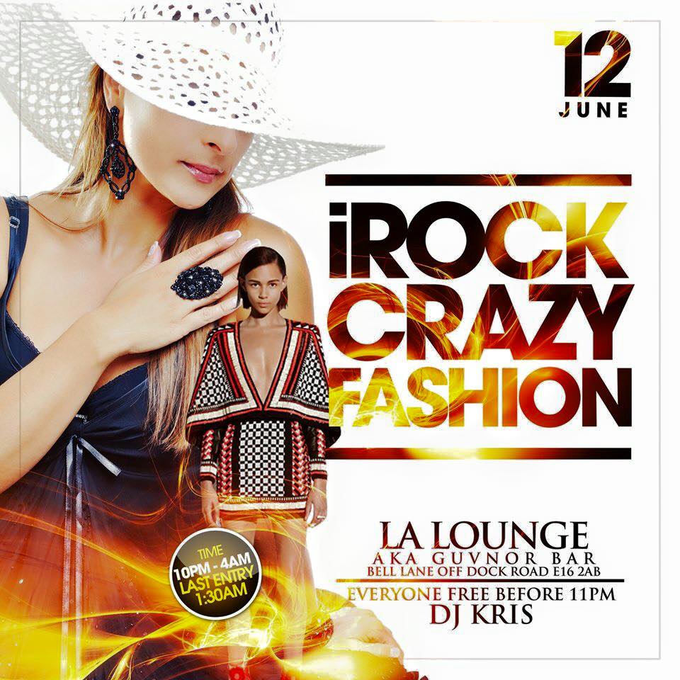 iROCK CRAZY FASHION PARTY @ DOCKLANDS