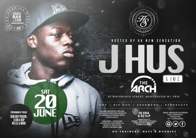 J HUS Live @ Cokobar Mcr High Society
