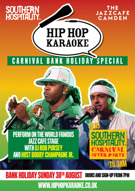 Hip Hop Karaoke Carnival Bank Holiday Special