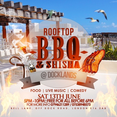 Roof Top BBQ & Shisha @ Docklands