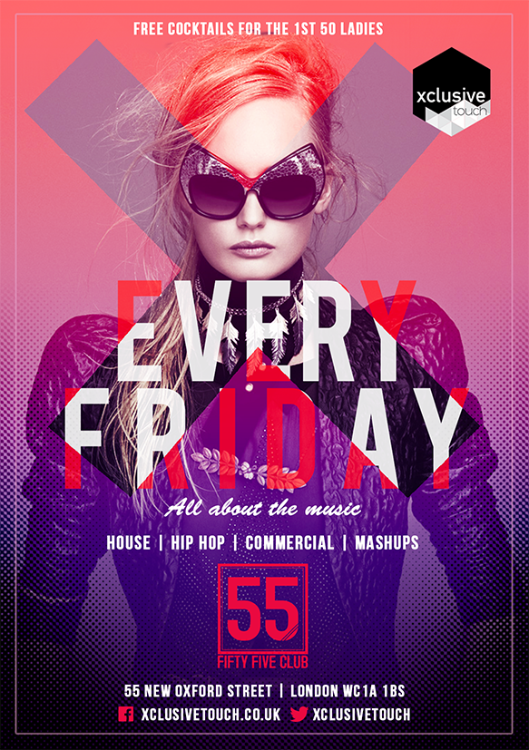 Every Friday at 55 Club