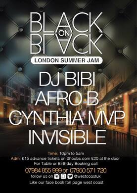 Black On Black London Summer Jam