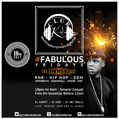 #FabulousFridays: All Black Party