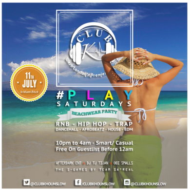 #PlaySaturdays: Beachwear Party