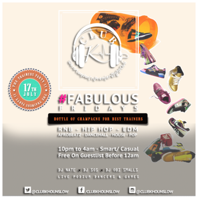 #FabulousFridays: Trainers Party II (PRIZES)