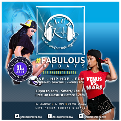 #FabulousFridays: The Snapbacks Party