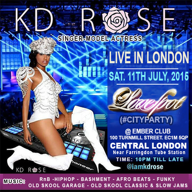 PARTY WITH KD AUBERT  *ACTRESS & SINGER*