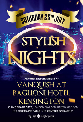 STYISHNIGHTS JULY PARTY