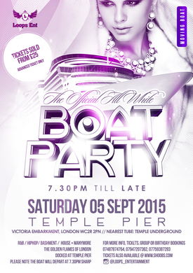 THE OFFICIAL ALL WHITE BOAT PARTY