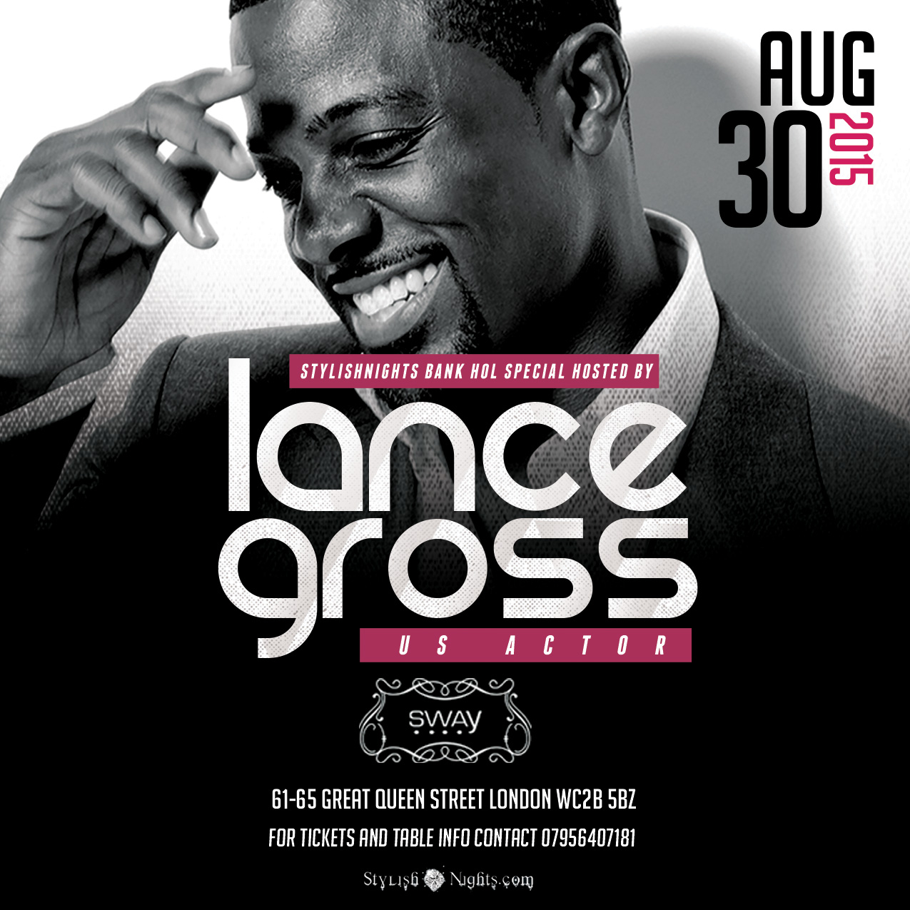 ACTOR LANCE GROSS HOSTS STYLISHNIGHTS