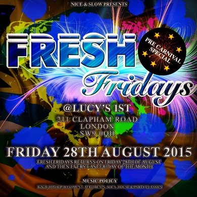FRESH FRIDAYS (Last Friday of Every Month)