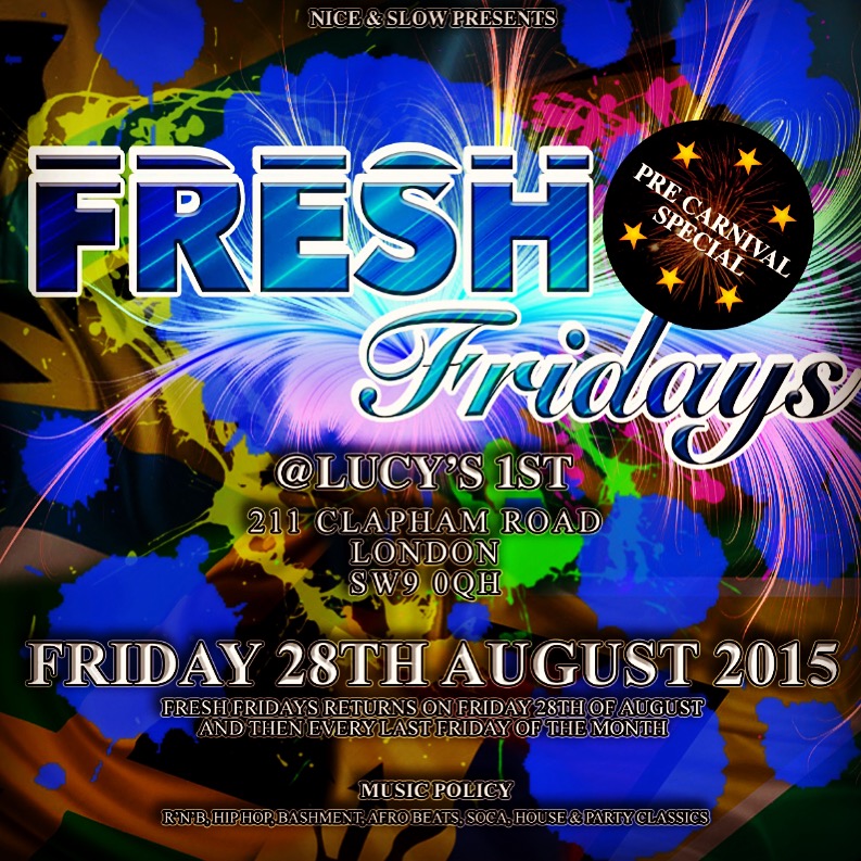 FRESH FRIDAYS (Last Friday of Every Month)