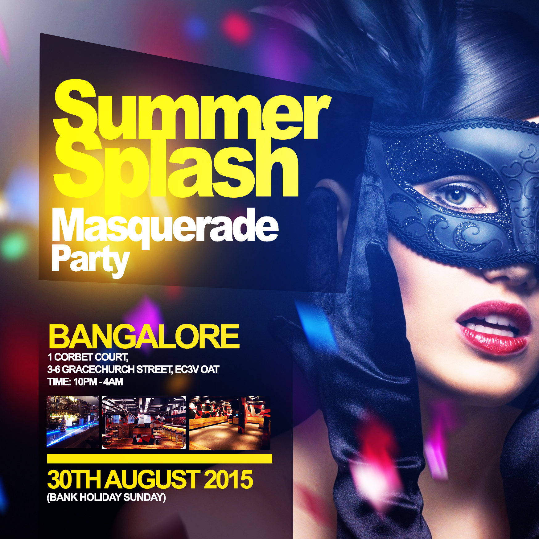 SUMMER SPLASH - MASQUERADE PARTY