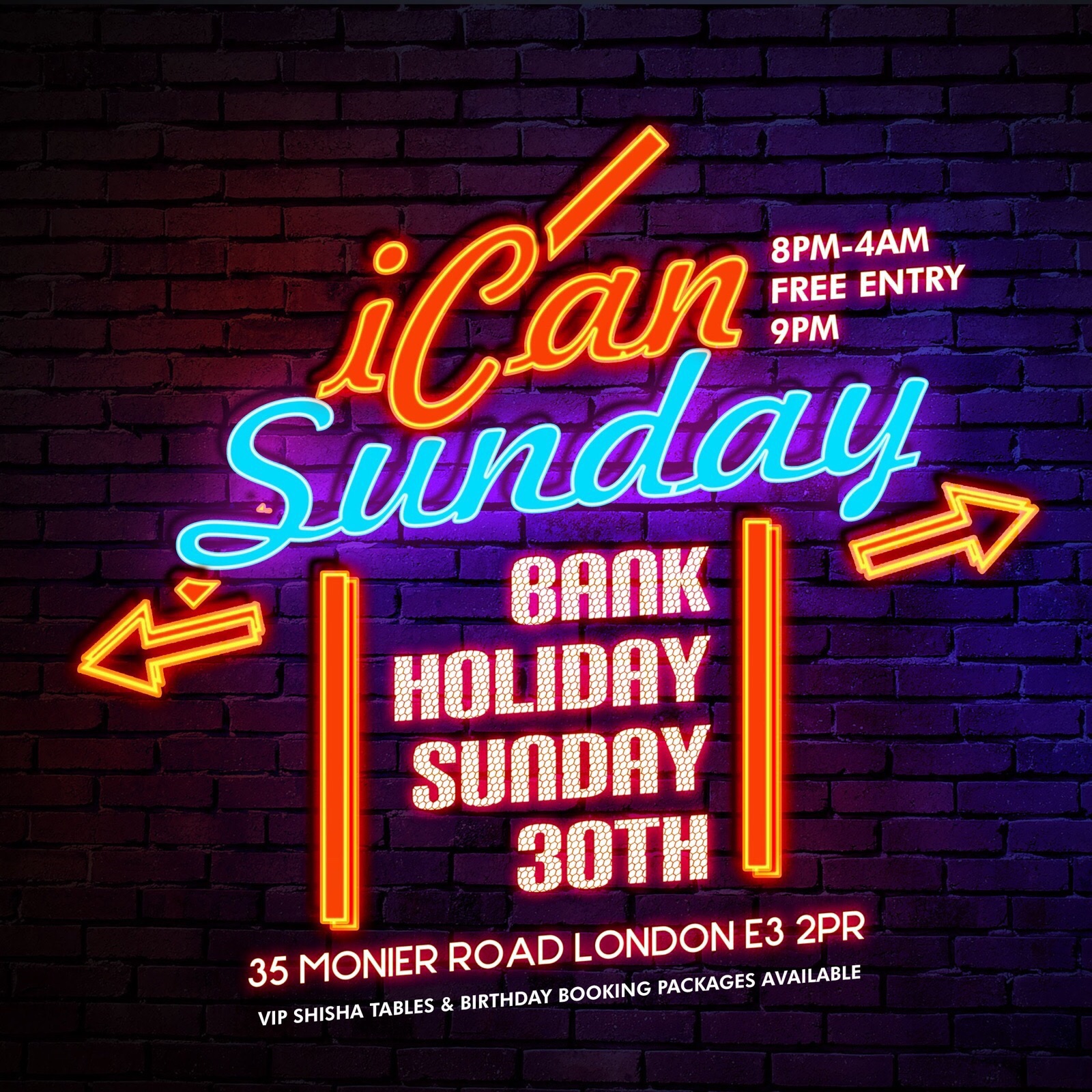 iCan Sundays - Bank Holiday Special