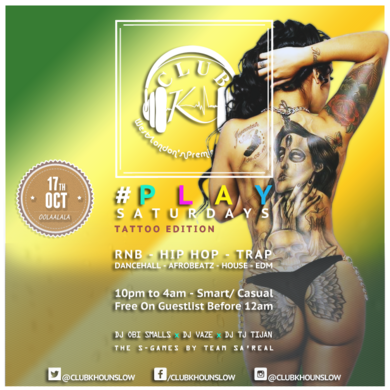 #PlaySaturdays: Tattoos Edition