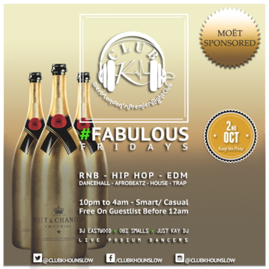 #FabulousFridays: Moët Sponsored Party